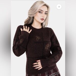Disturbia Hexborn Baba Yaga Knit sweater